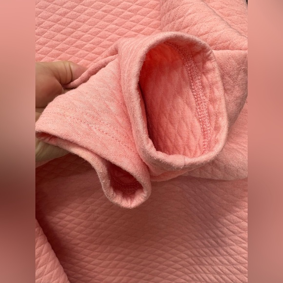 🧿PRICE FIRM🧿 CROFT & BARROW pink quilted sweater - Picture 5 of 10